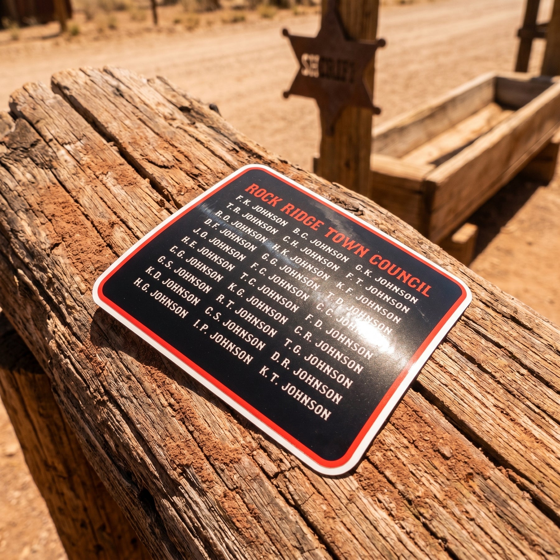 Rock Ridge Town Council - Sticker