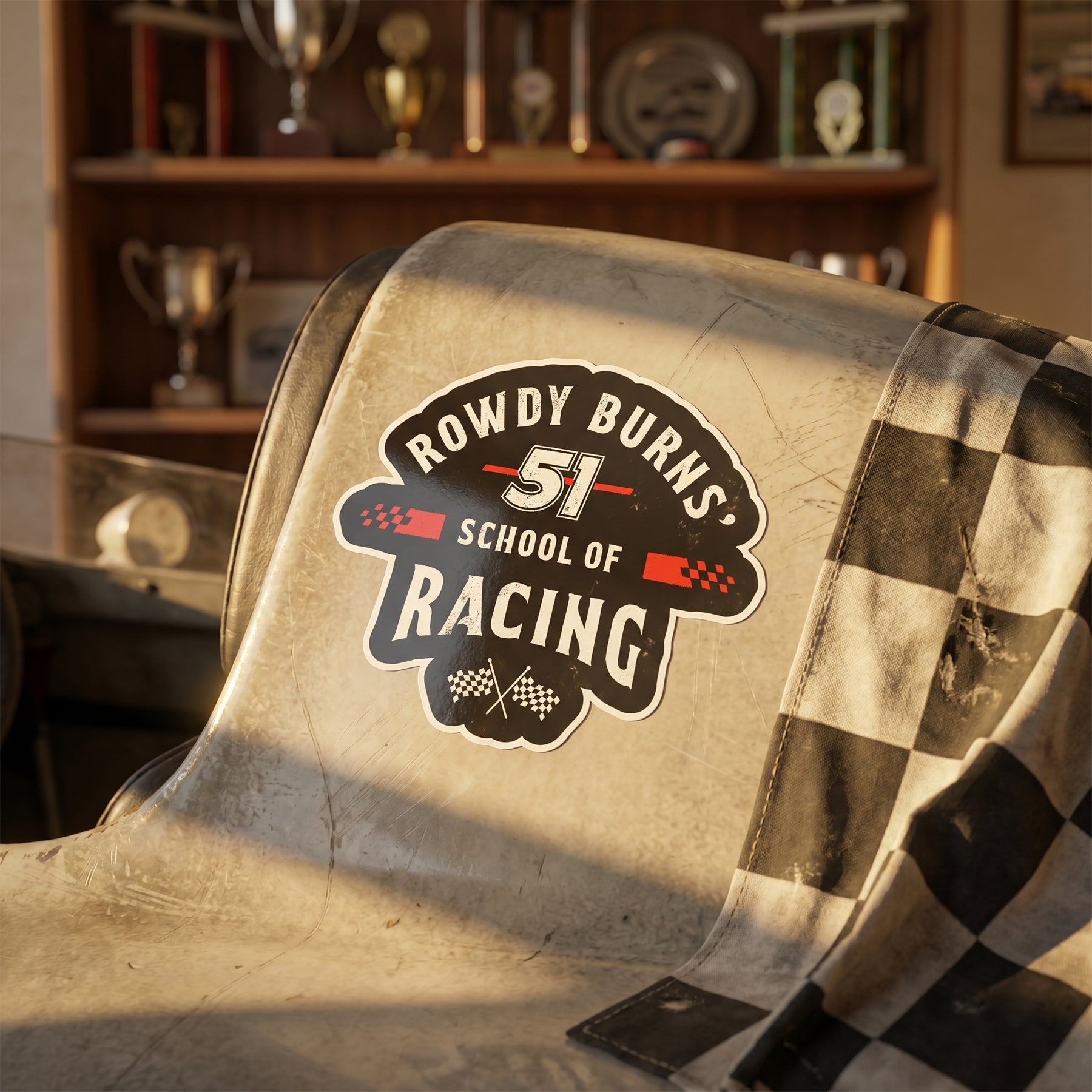 Rowdy Burns School of Racing  - Sticker