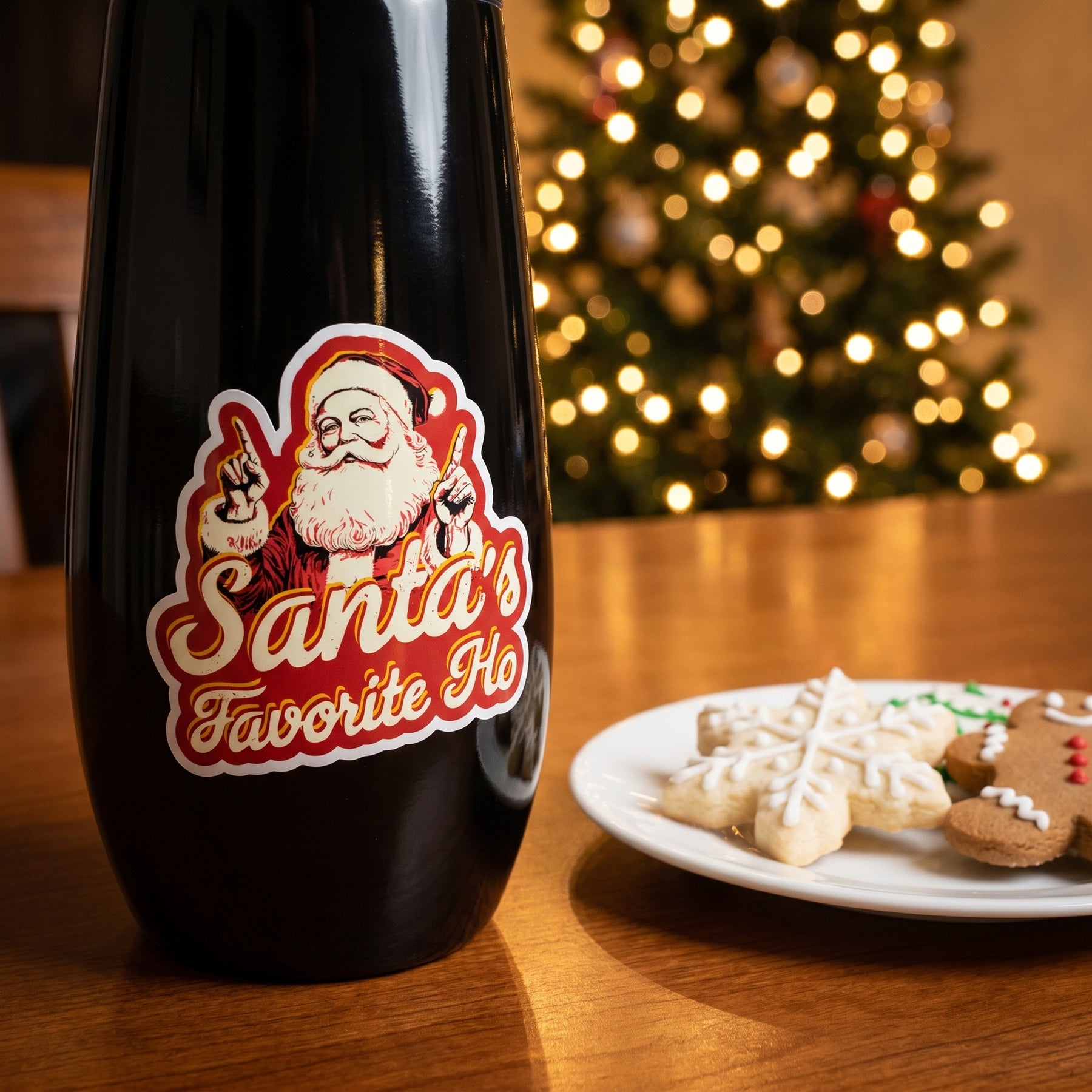 Santa's Favorite Ho - Sticker