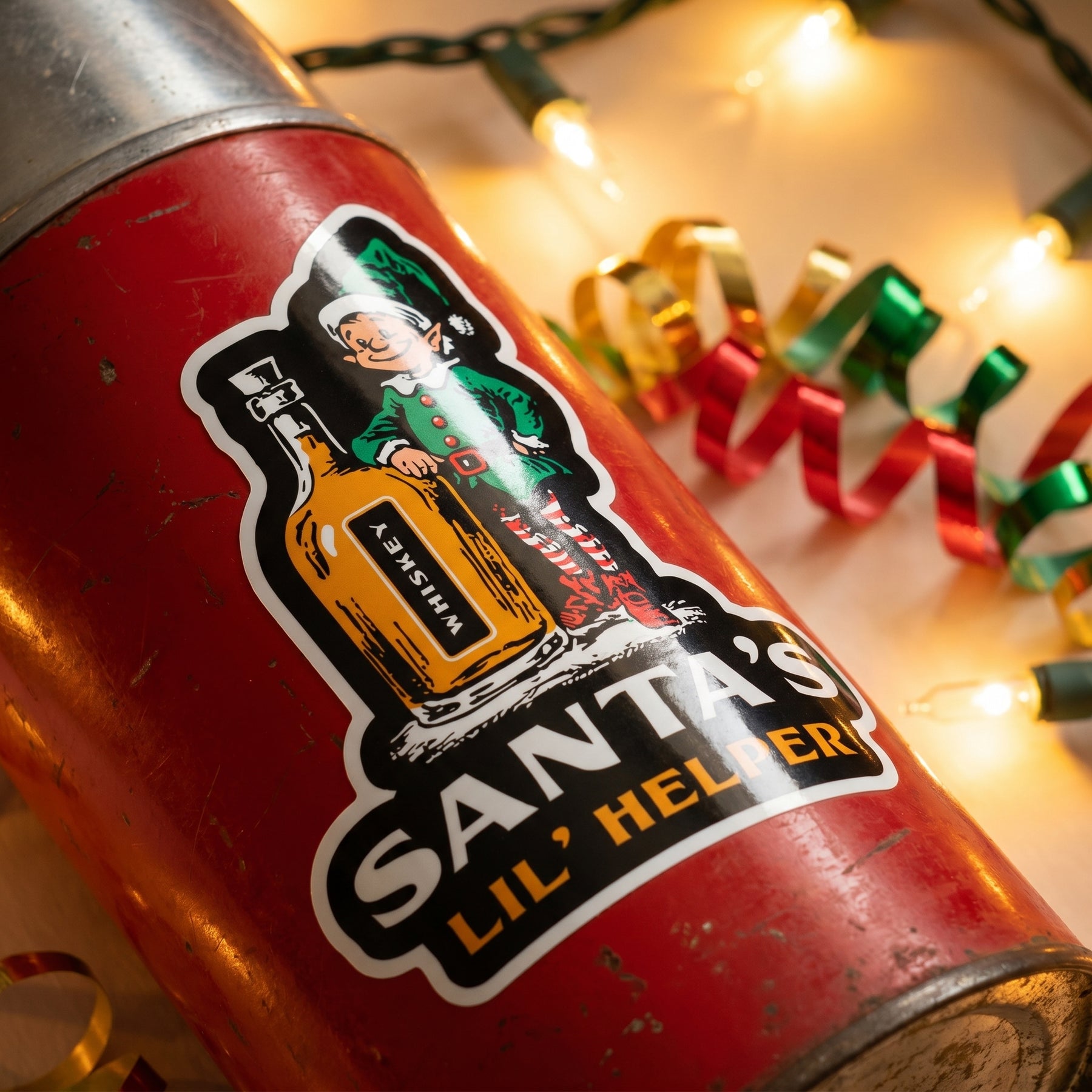 Santa's Lil' Helper - Sticker