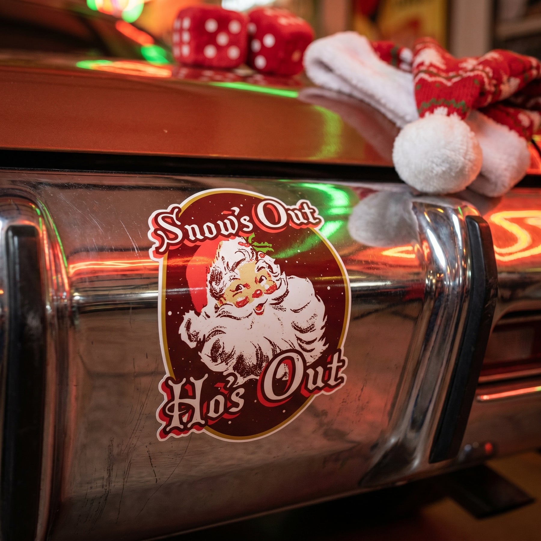 Snow's Out Ho's Out - Sticker