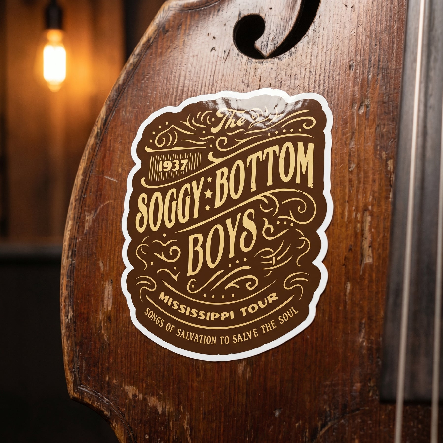 Soggy Bottom Boys - 1937 Mississippi Tour - Sticker