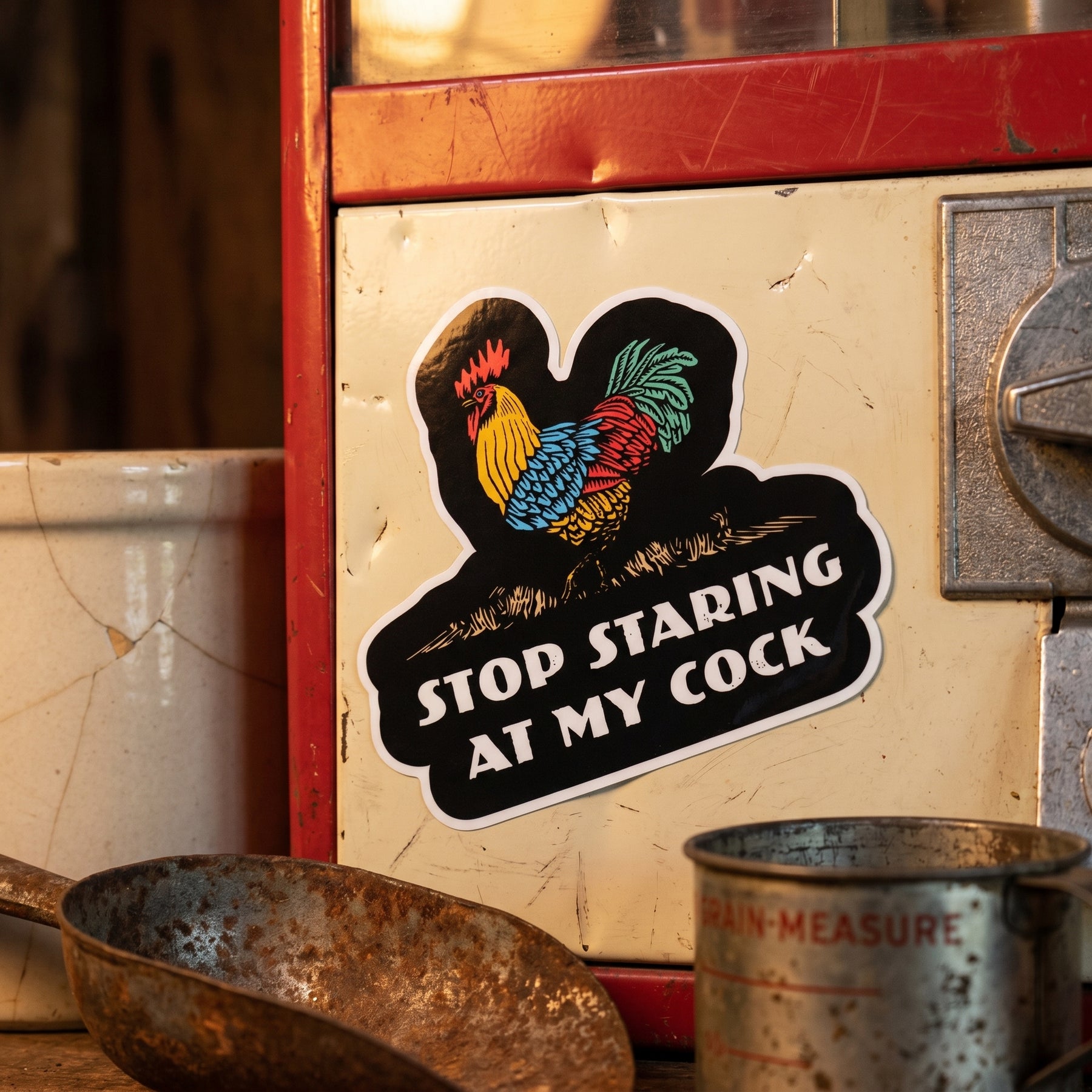 Stop Staring at My Cock - Sticker