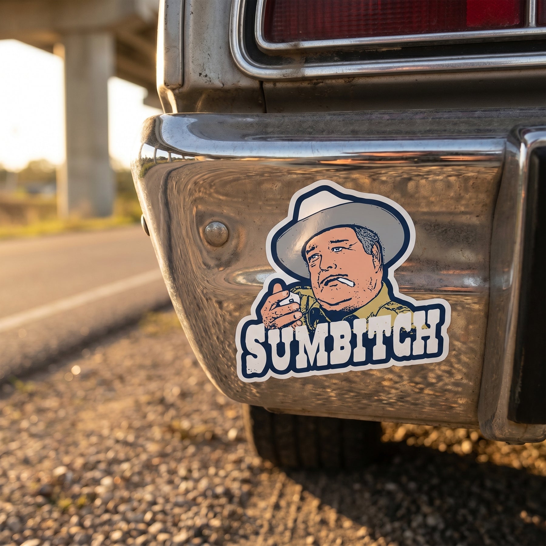 Sumbitch - Buford T. Justice - Sticker