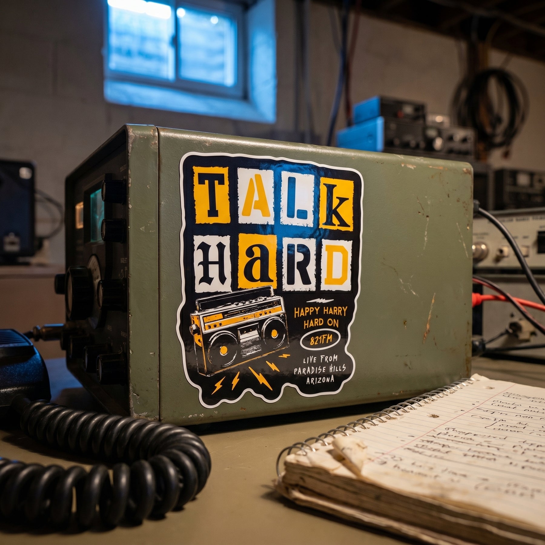 Talk Hard - Pump Up the Volume - Sticker