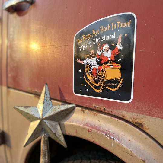 The Boys Are Back In Town - Sticker