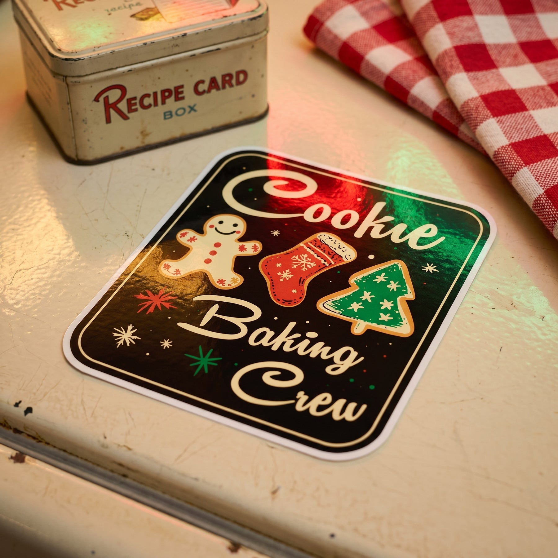 The Christmas Cookie Baking Crew - Sticker