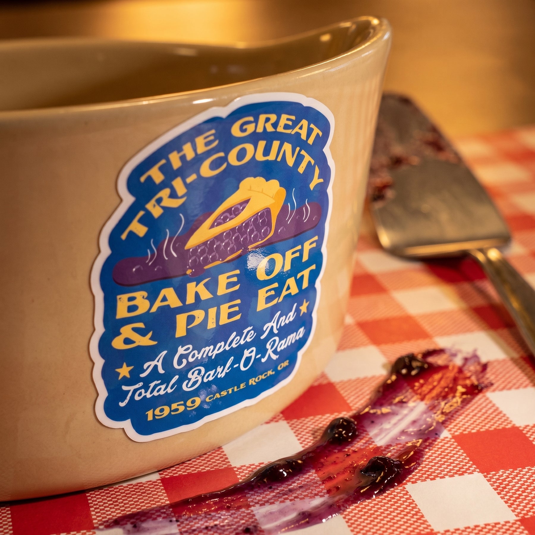 The Great Tri-County Bake Off & Pie Eat - Sticker