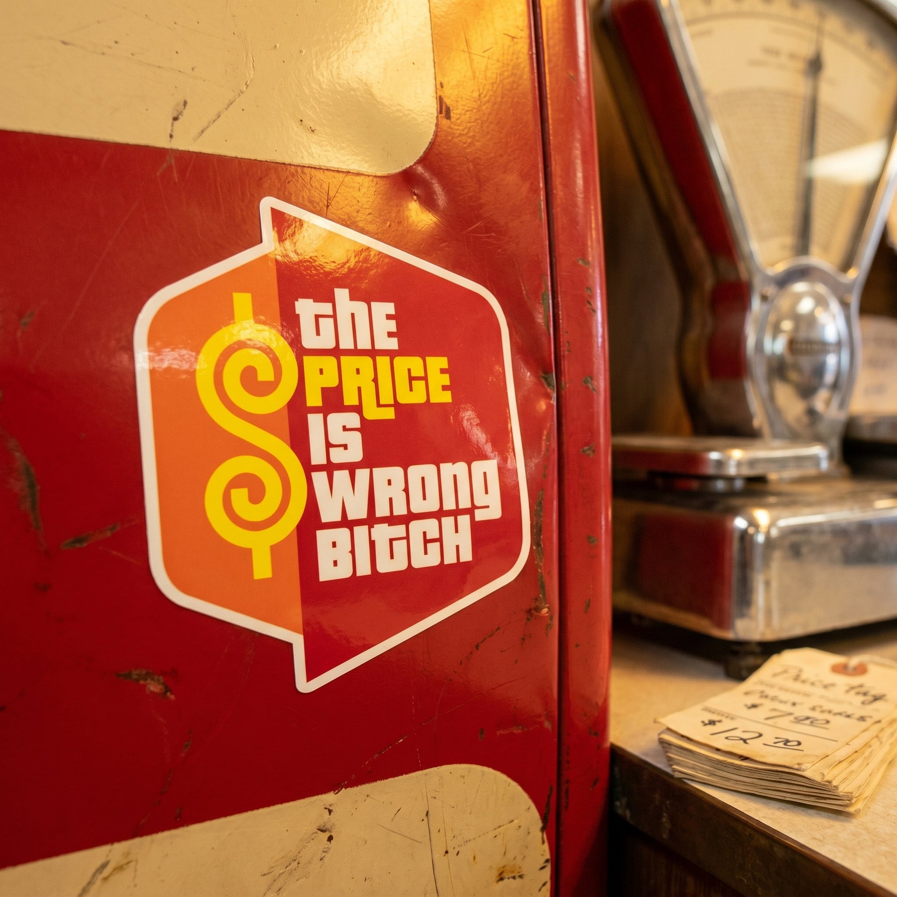 The Price is Wrong Bitch - Sticker