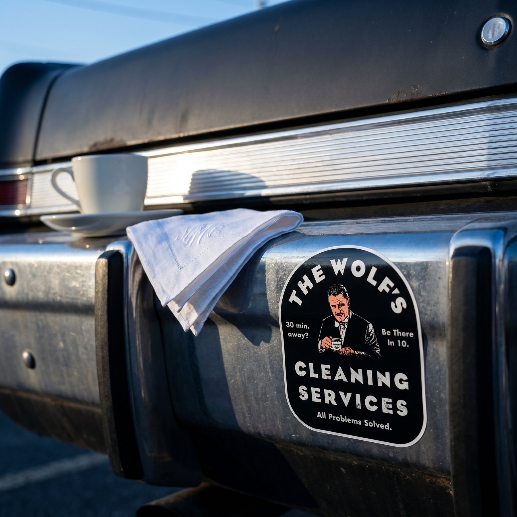 The Wolf's Cleaning Services - Sticker