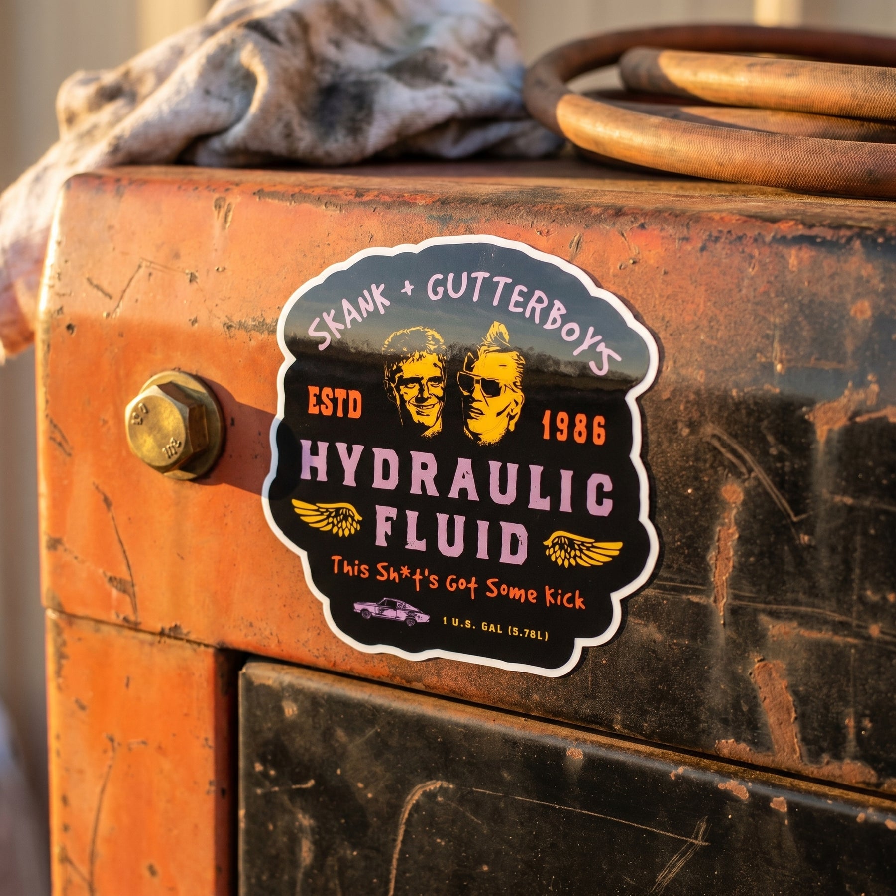 The Wraith - Skank & Gutterboy's Hydraulic Fluid - Sticker