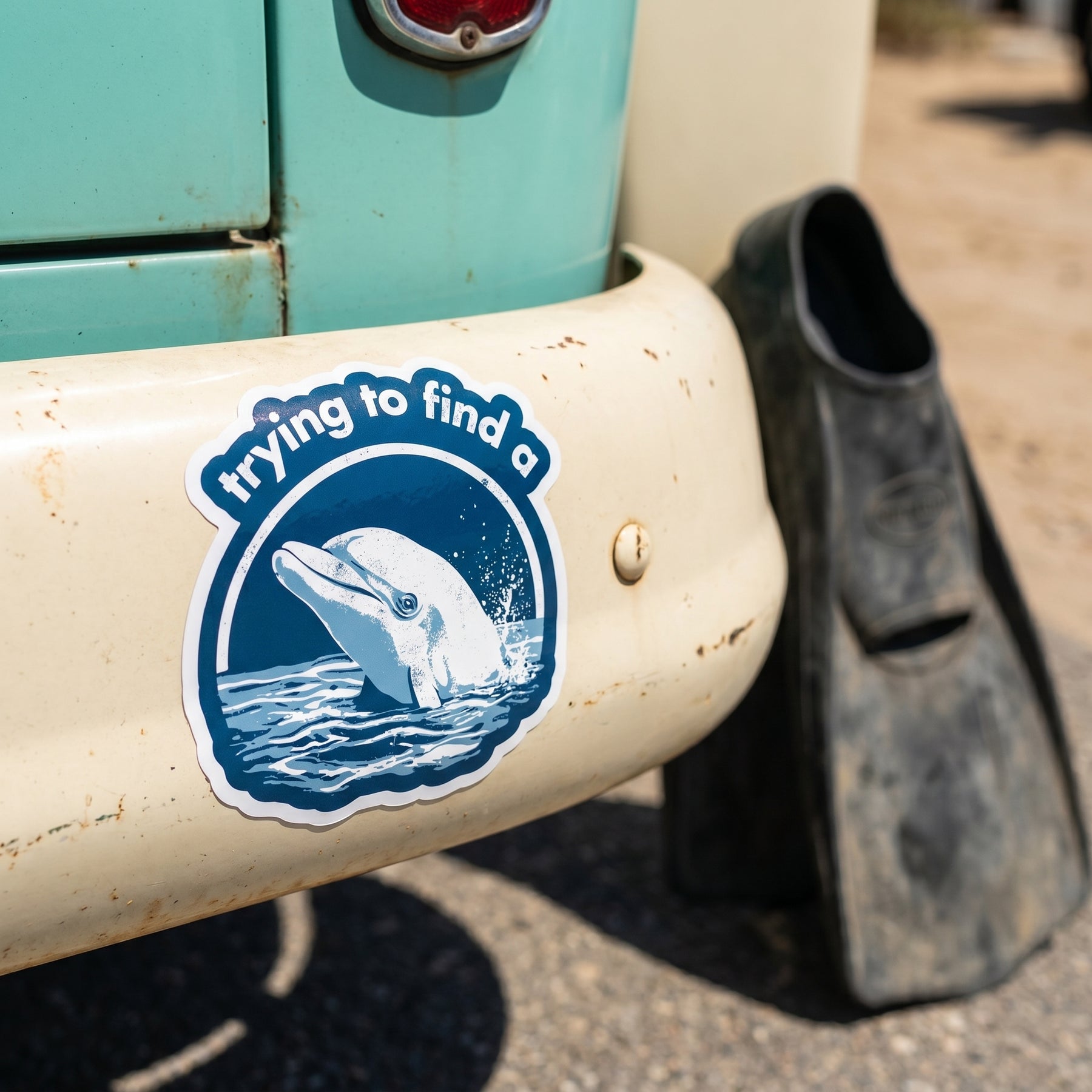 Trying to Find a Porpoise - Sticker