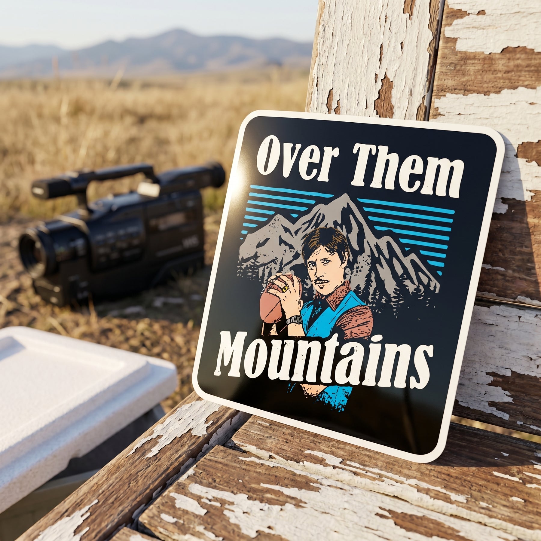 Uncle Rico - Over Them Mountains - Sticker