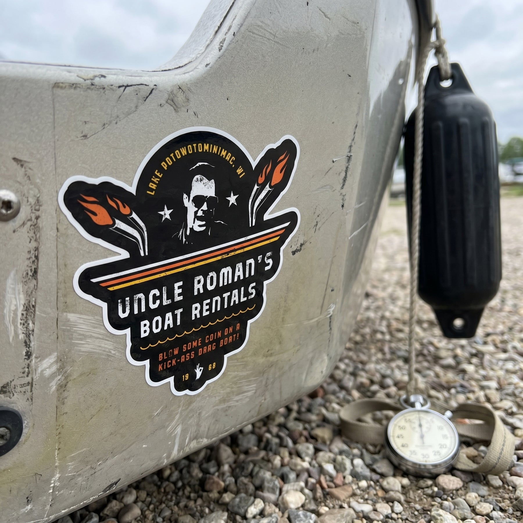 Uncle Roman's Boat Rentals - Sticker