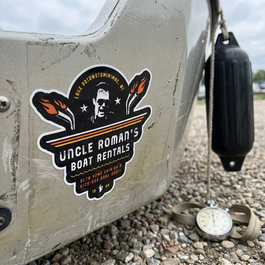 Uncle Roman's Boat Rentals - Sticker
