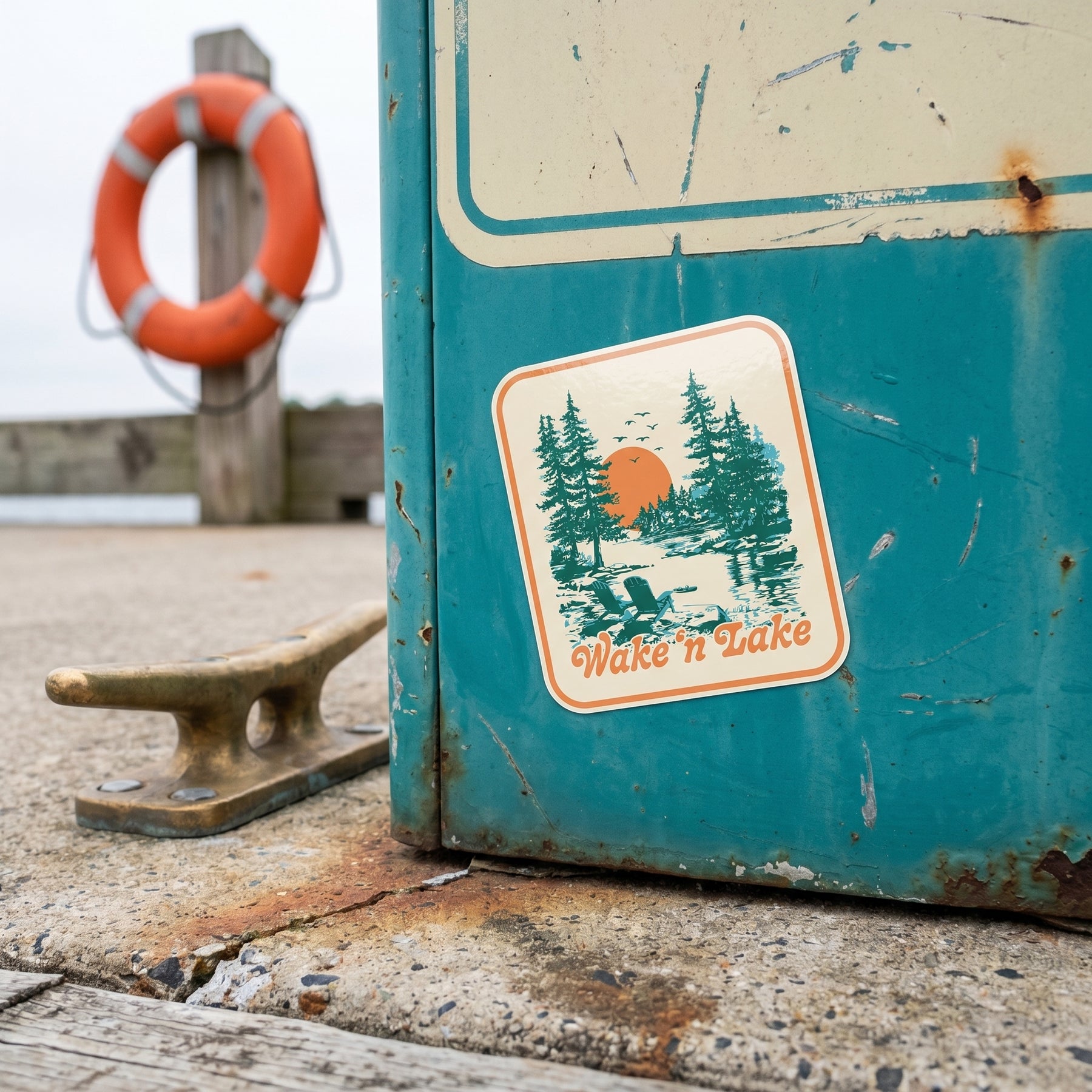 Wake 'n Lake - Sticker