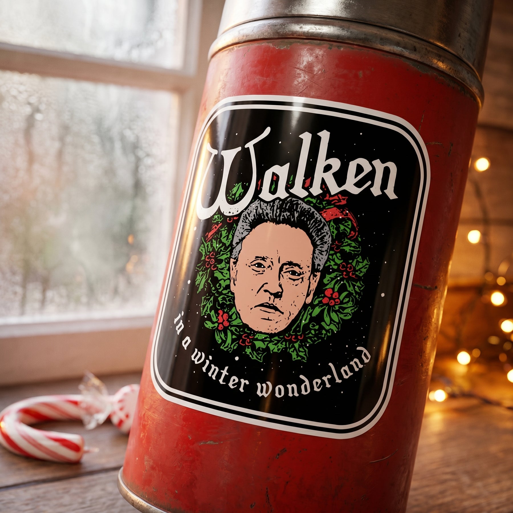 Walken in a Winter Wonderland - Sticker
