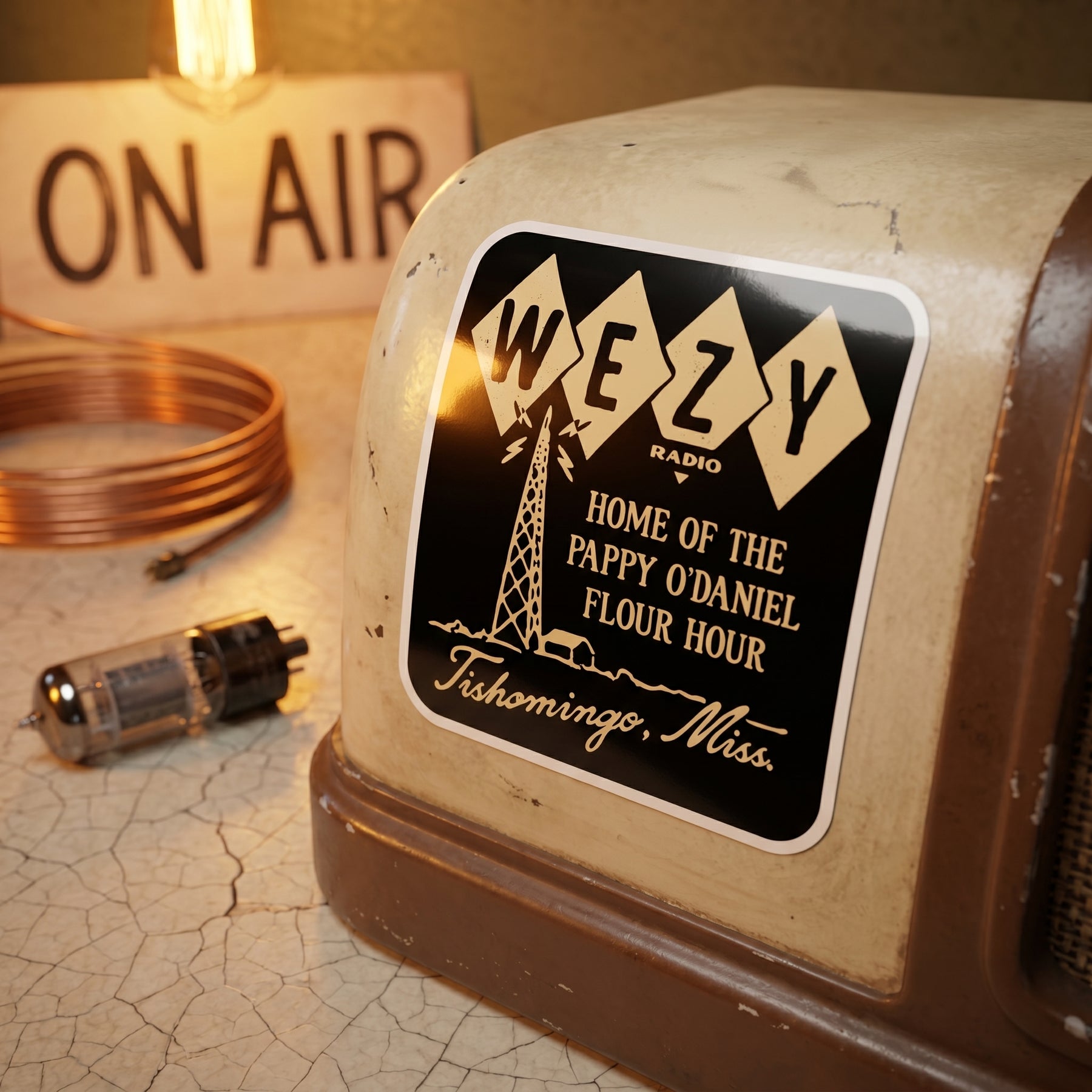 WEZY Radio - O Brother, Where Art Thou? - Sticker