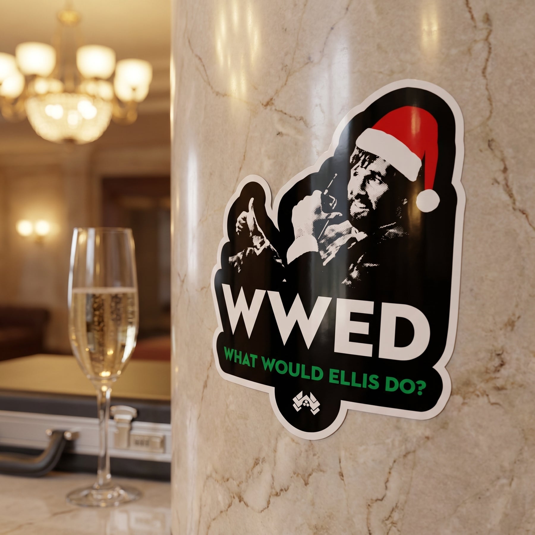 What Would Ellis Do? Christmas Edition - Sticker