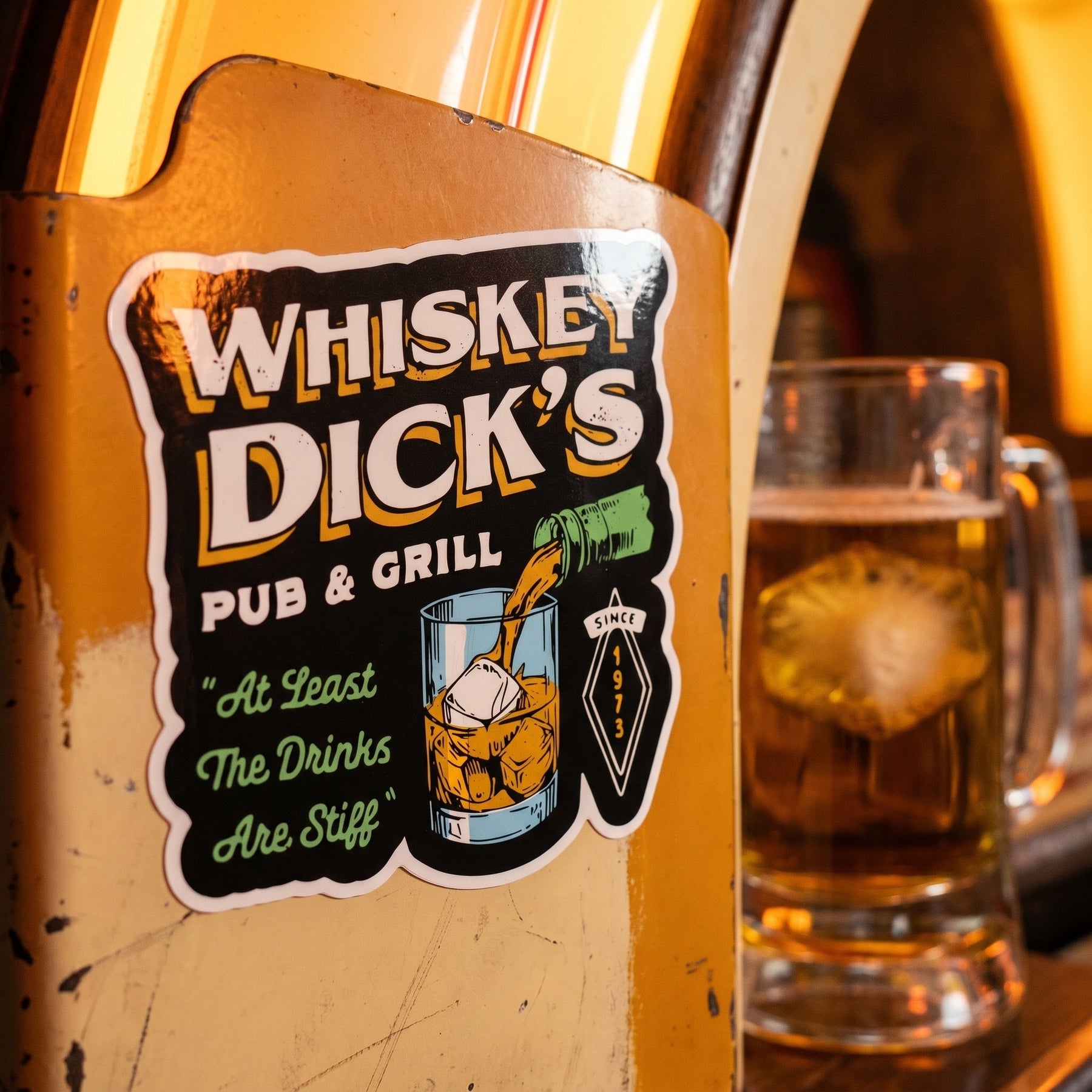 Whiskey Dick's Pub & Grill - Sticker