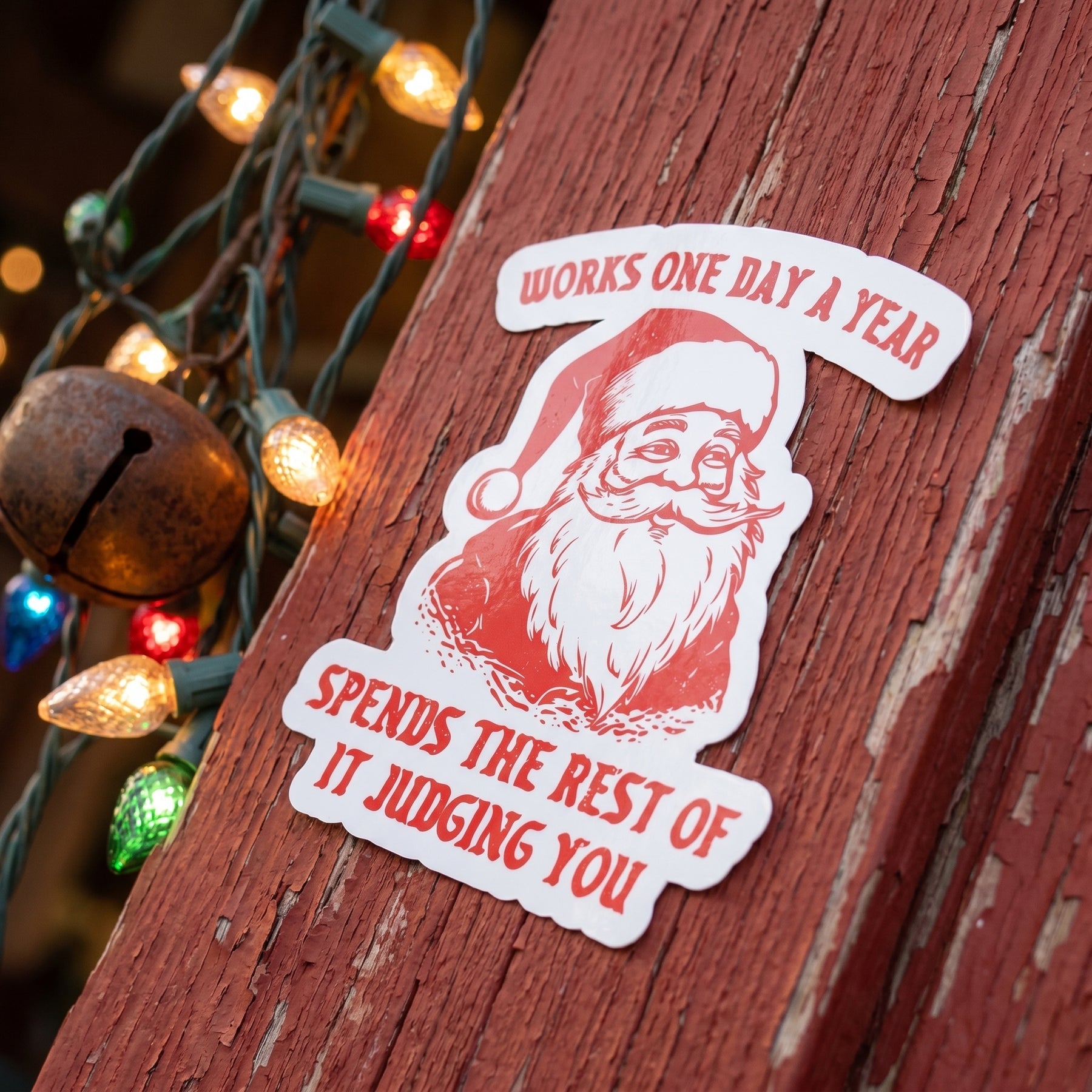 Works One Day A Year - Sticker