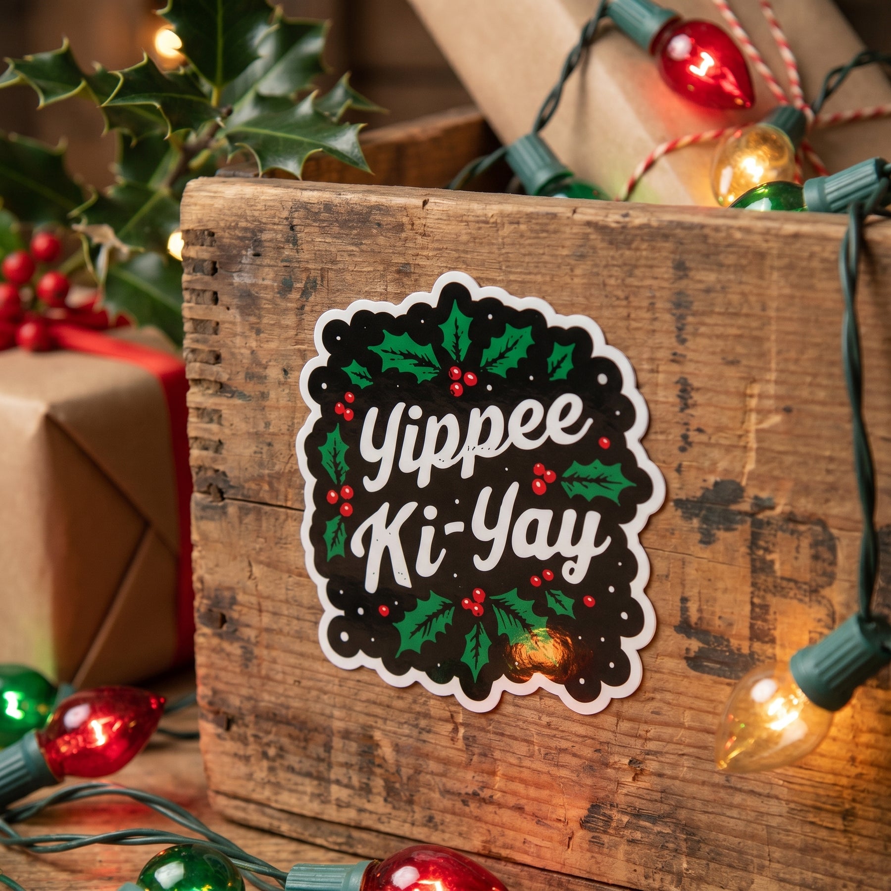 Yippee-Ki-Yay Christmas - Sticker