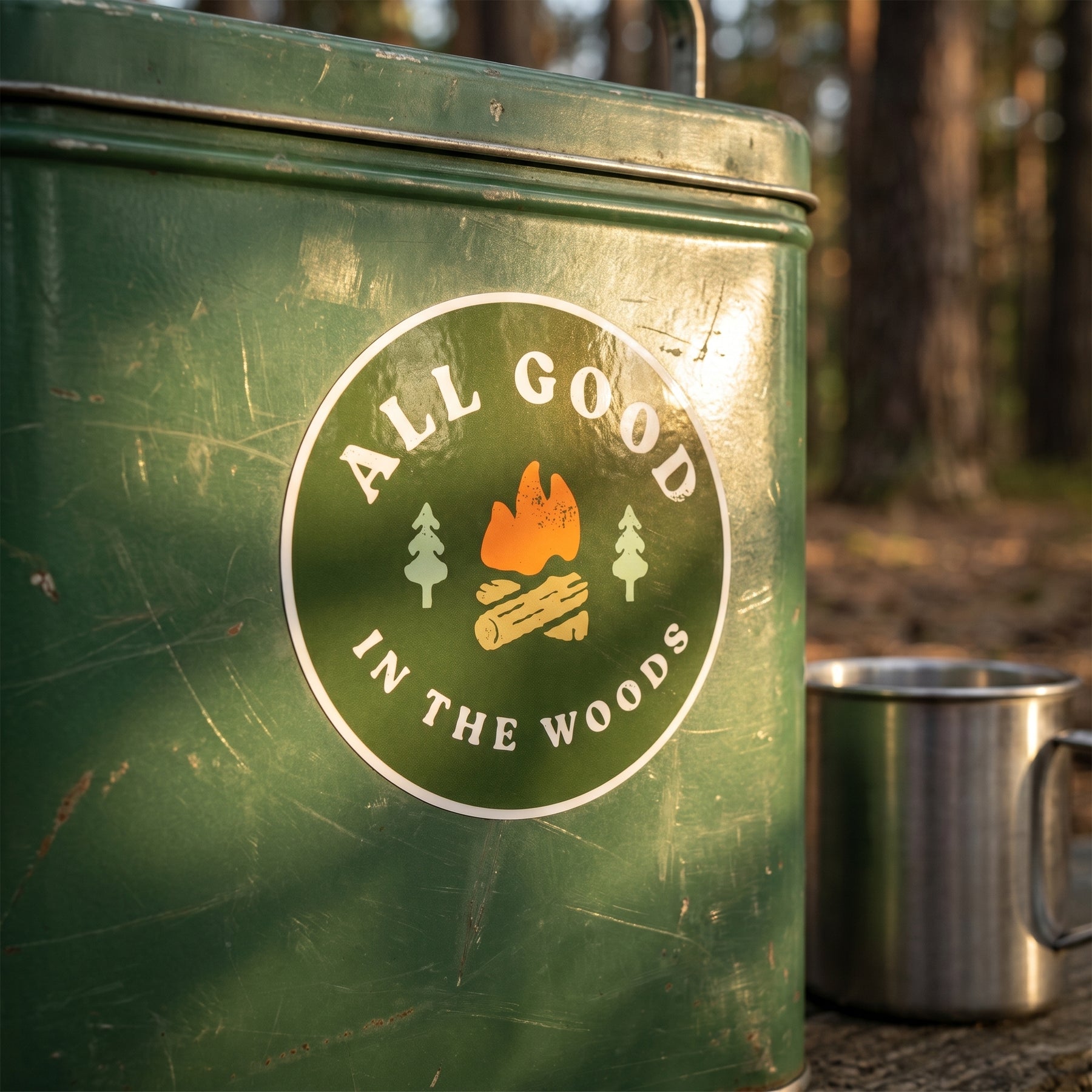 All Good in The Woods - Sticker