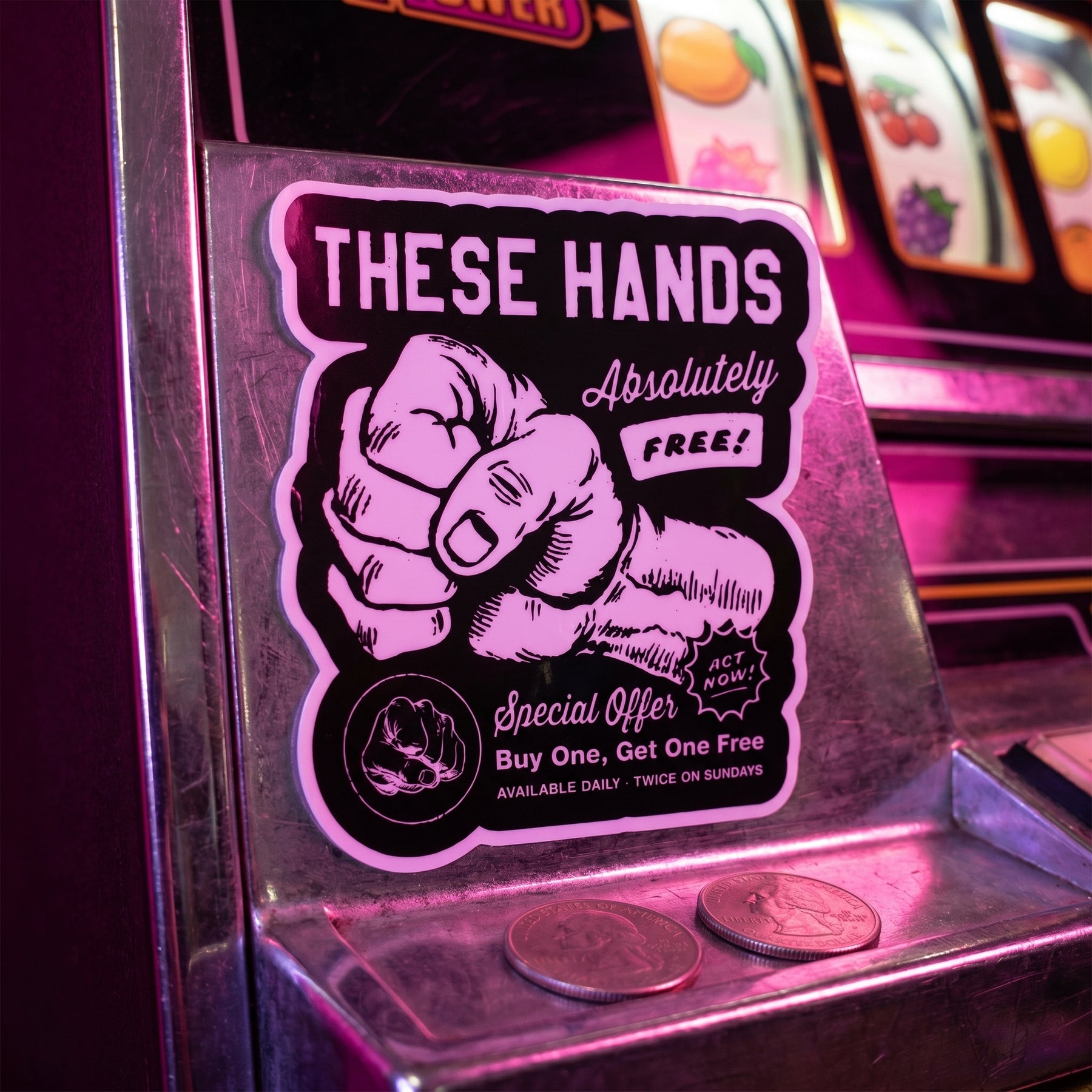 These Hands - Sticker