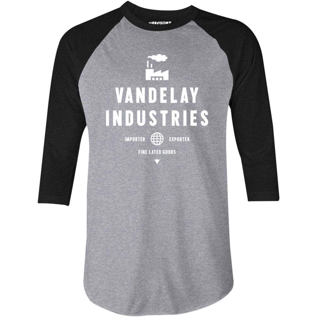 Vandelay Industries - 3/4 Sleeve Raglan T-Shirt
