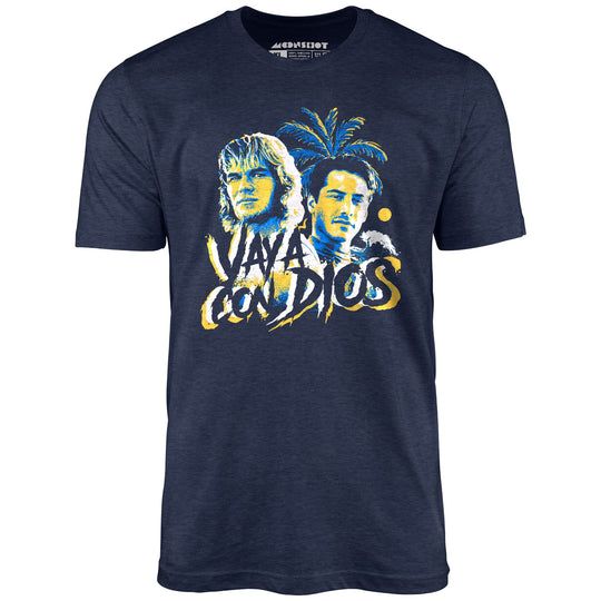 Vaya Con Dios v2 - Heather Midnight Navy - Unisex T-Shirt