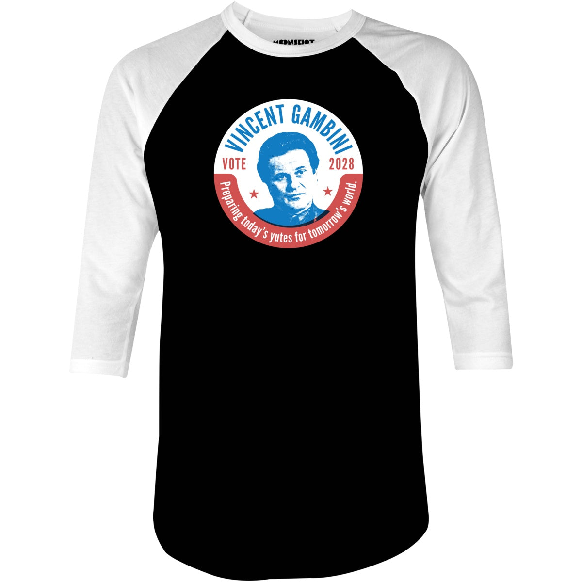 Vincent Gambini 2028 - 3/4 Sleeve Raglan T-Shirt