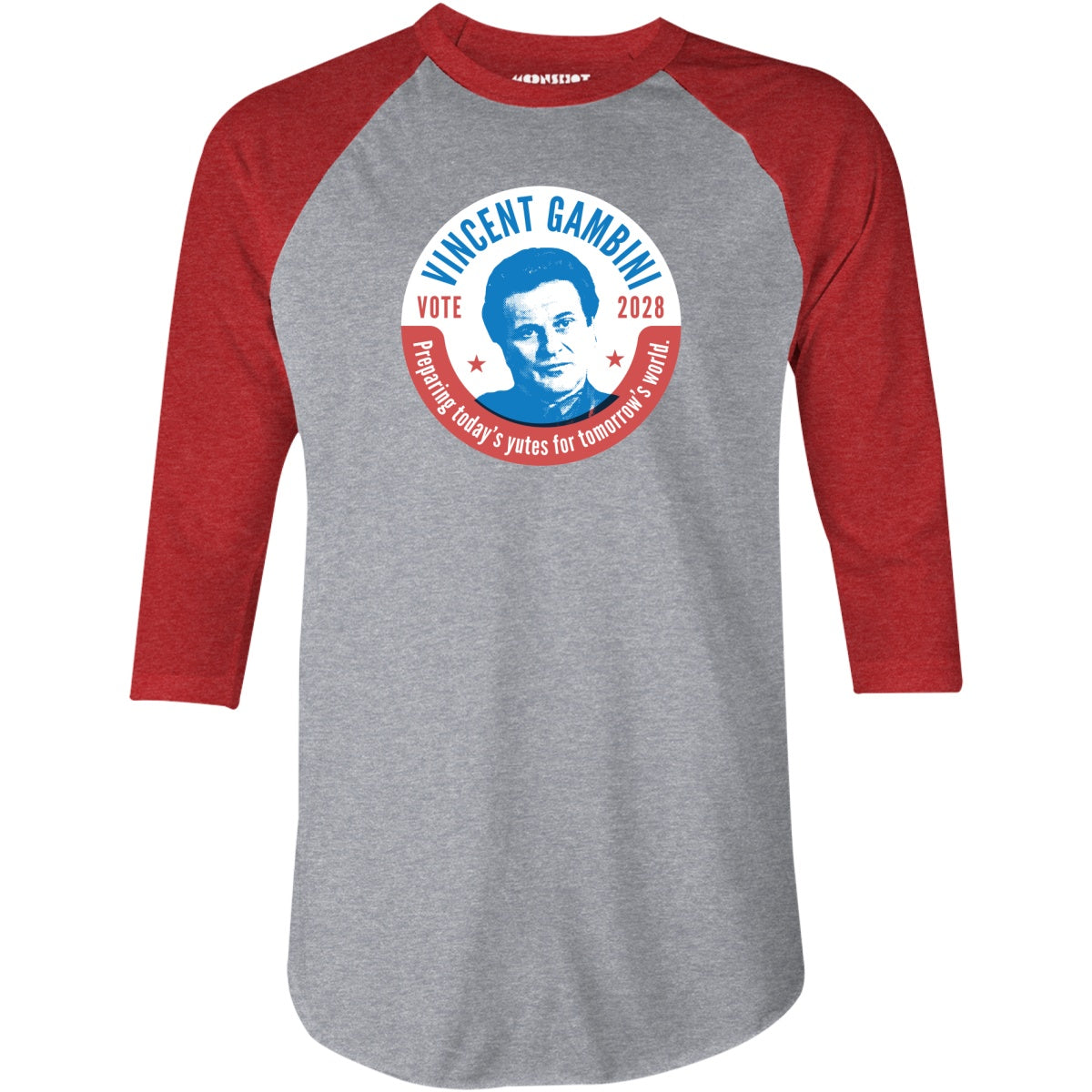 Vincent Gambini 2028 - 3/4 Sleeve Raglan T-Shirt