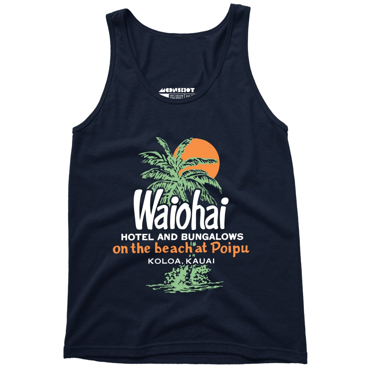 Waiohai Hotel and Bungalows - Kauai, Hawaii - Vintage - Unisex Tank Top