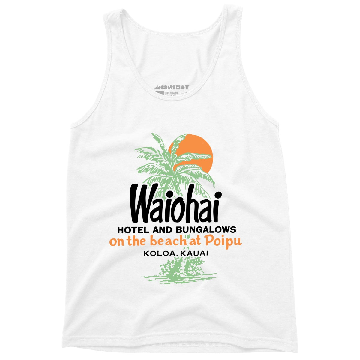 Waiohai Hotel and Bungalows - Kauai, Hawaii - Vintage - Unisex Tank Top