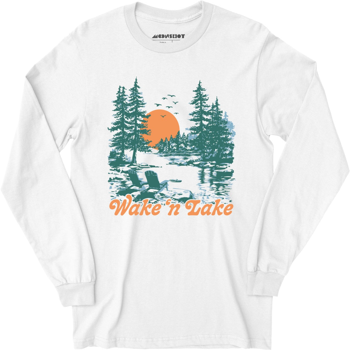 Wake 'n Lake - Long Sleeve T-Shirt