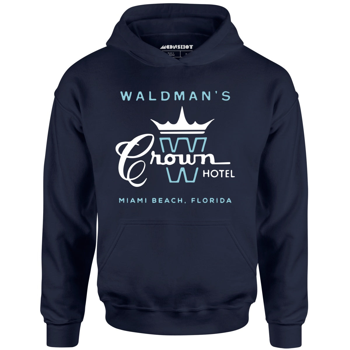 Waldman's Crown Hotel - Miami, FL - Vintage Hotel - Unisex Hoodie