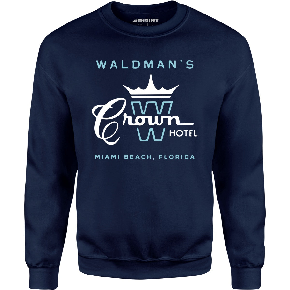 Waldman's Crown Hotel - Miami, FL - Vintage Hotel - Unisex Sweatshirt