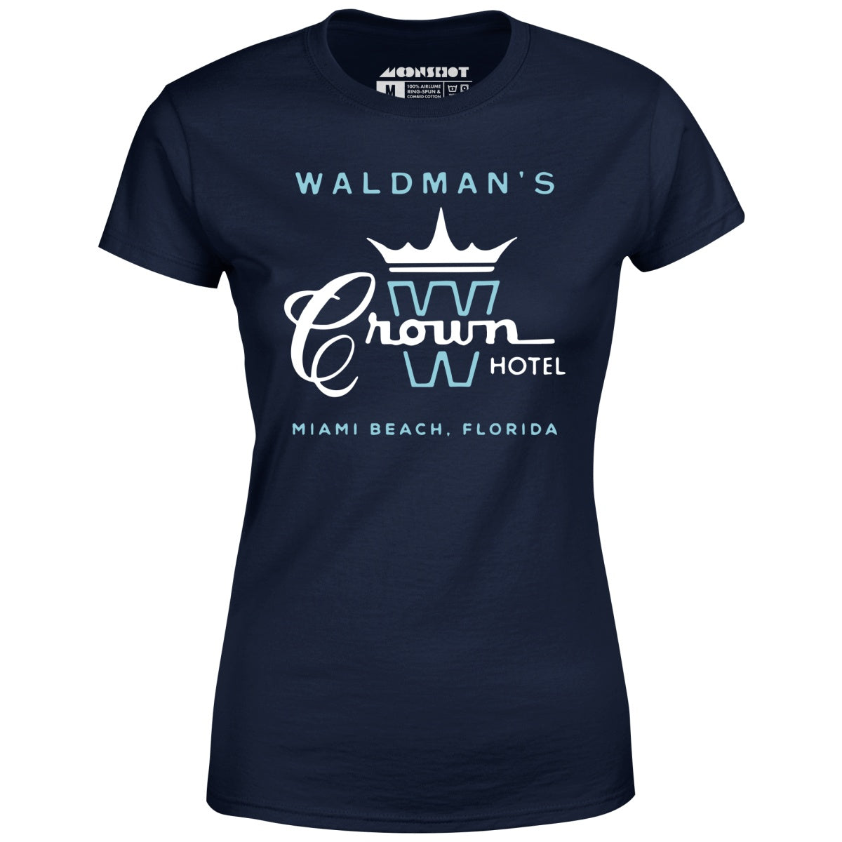 Waldman's Crown Hotel - Miami, FL - Vintage Hotel - Women's T-Shirt