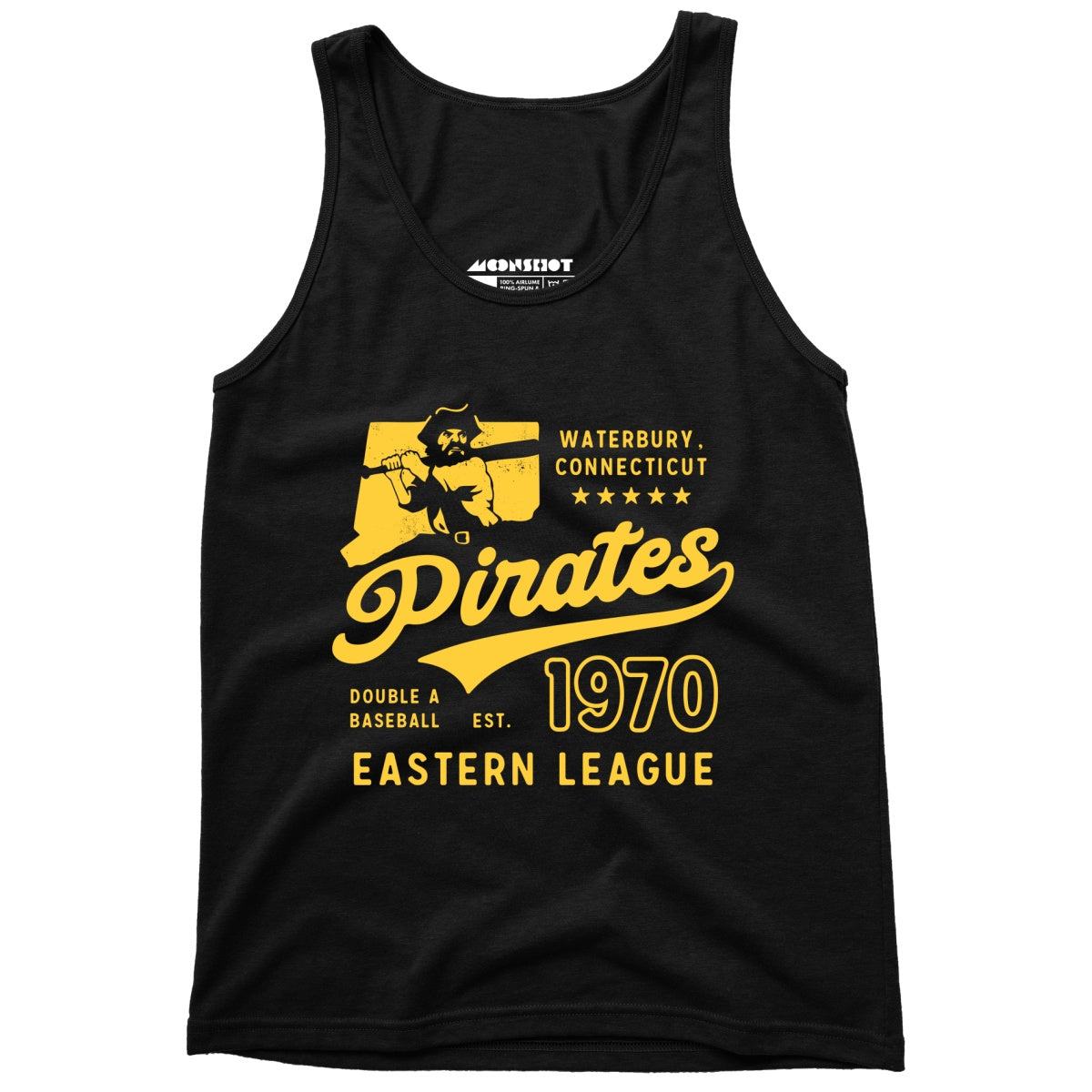 Waterbury Pirates - Connecticut - Vintage Defunct Baseball Teams - Unisex Tank Top