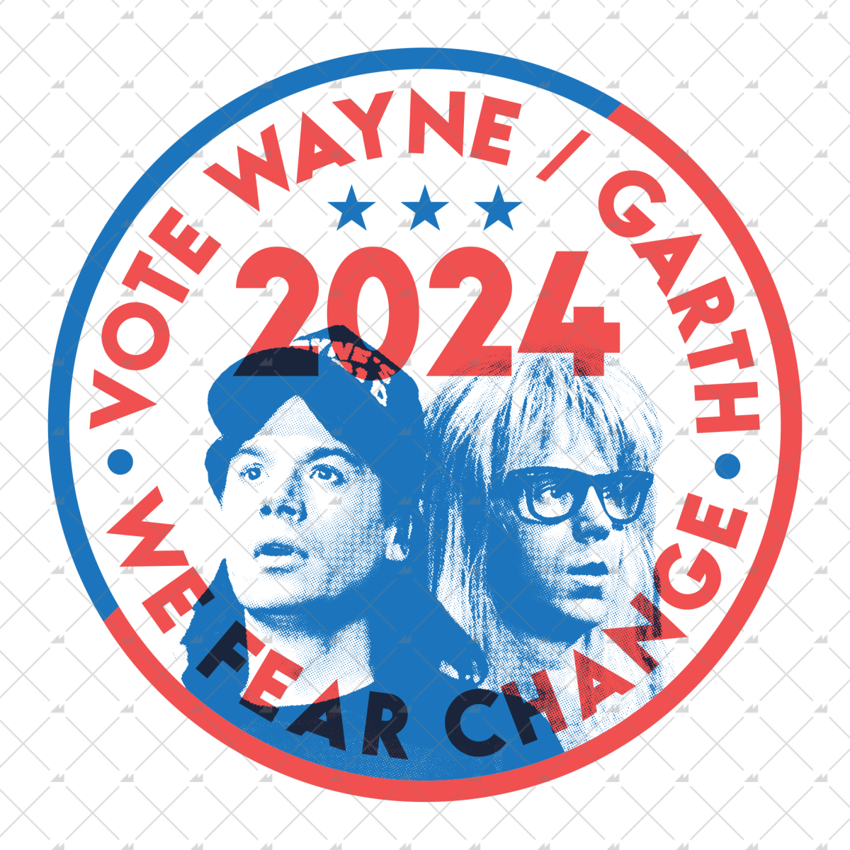 Wayne Garth 2024 - Sticker