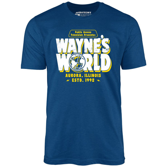 Wayne's World - Royal Blue - Full Front