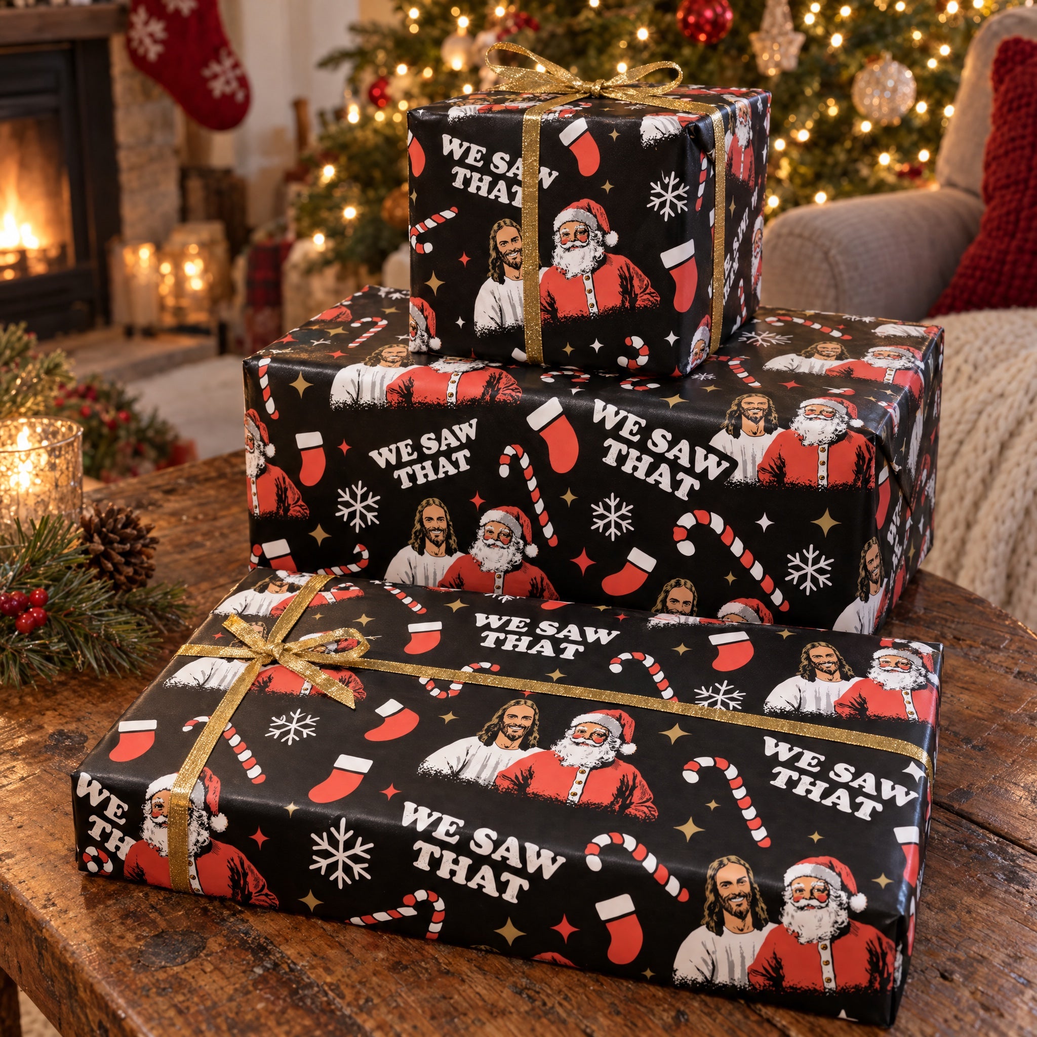 We Saw That - Gift Wrapping Paper
