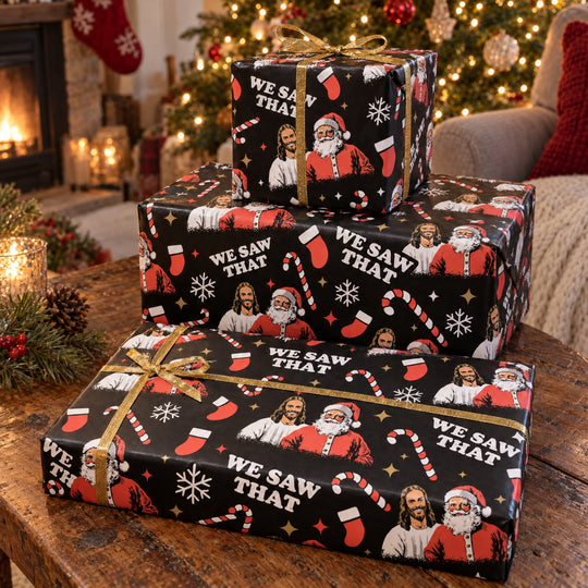 We Saw That - Gift Wrapping Paper