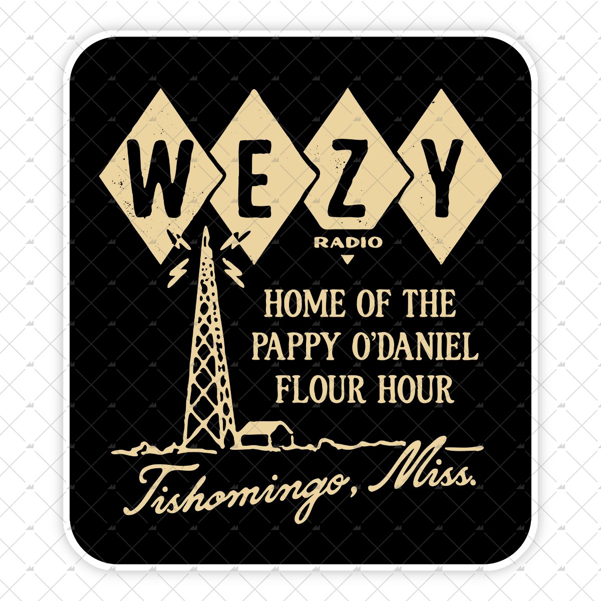 WEZY Radio - O Brother, Where Art Thou? - Sticker
