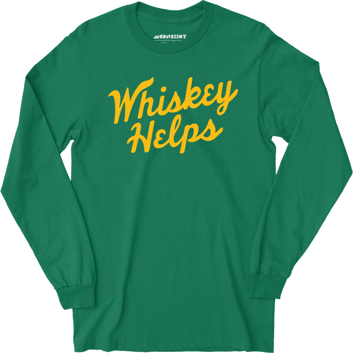 Whiskey Helps - Long Sleeve T-Shirt