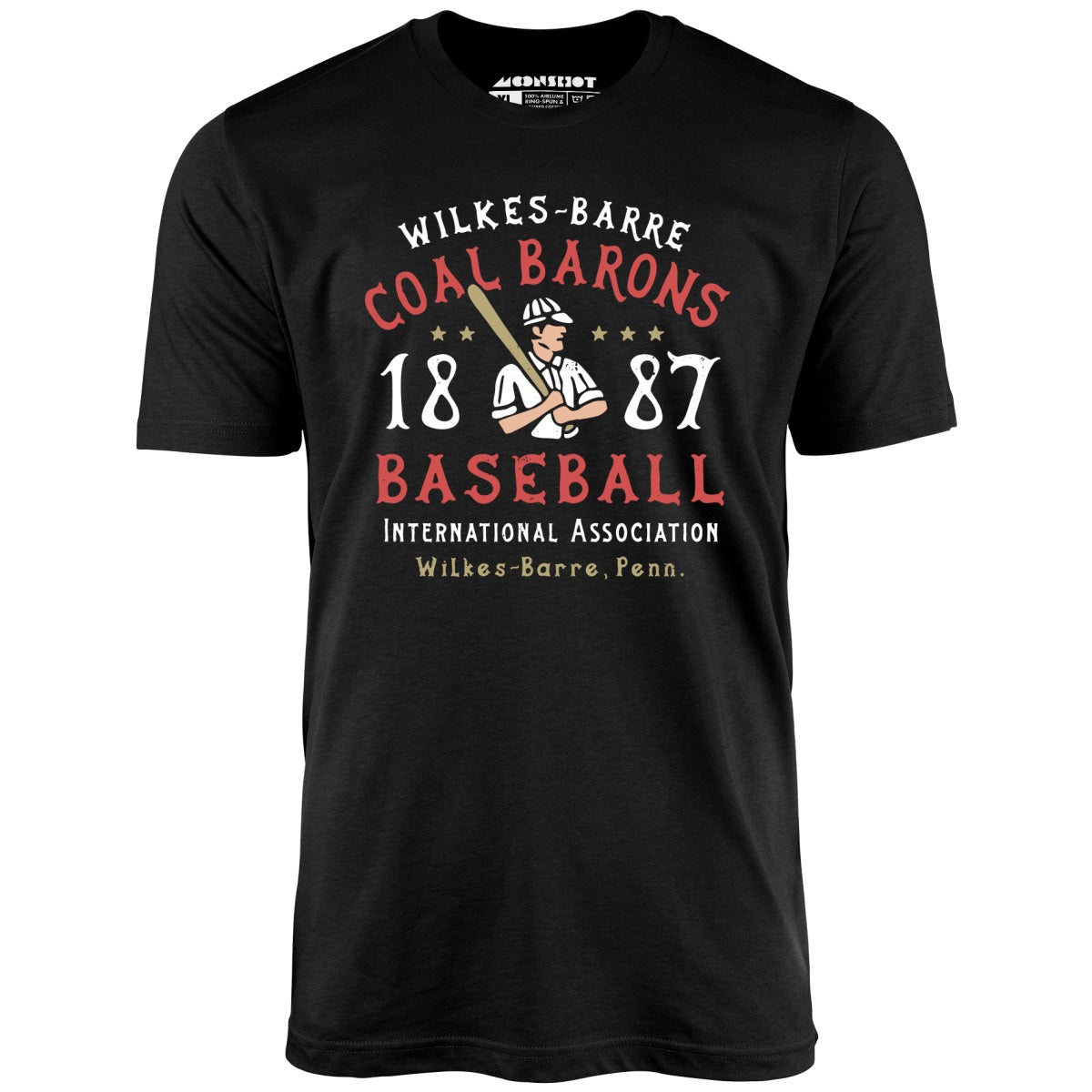 Wilkes-Barre Coal Barons - Pennsylvania - Vintage Defunct Baseball Teams - Unisex T-Shirt