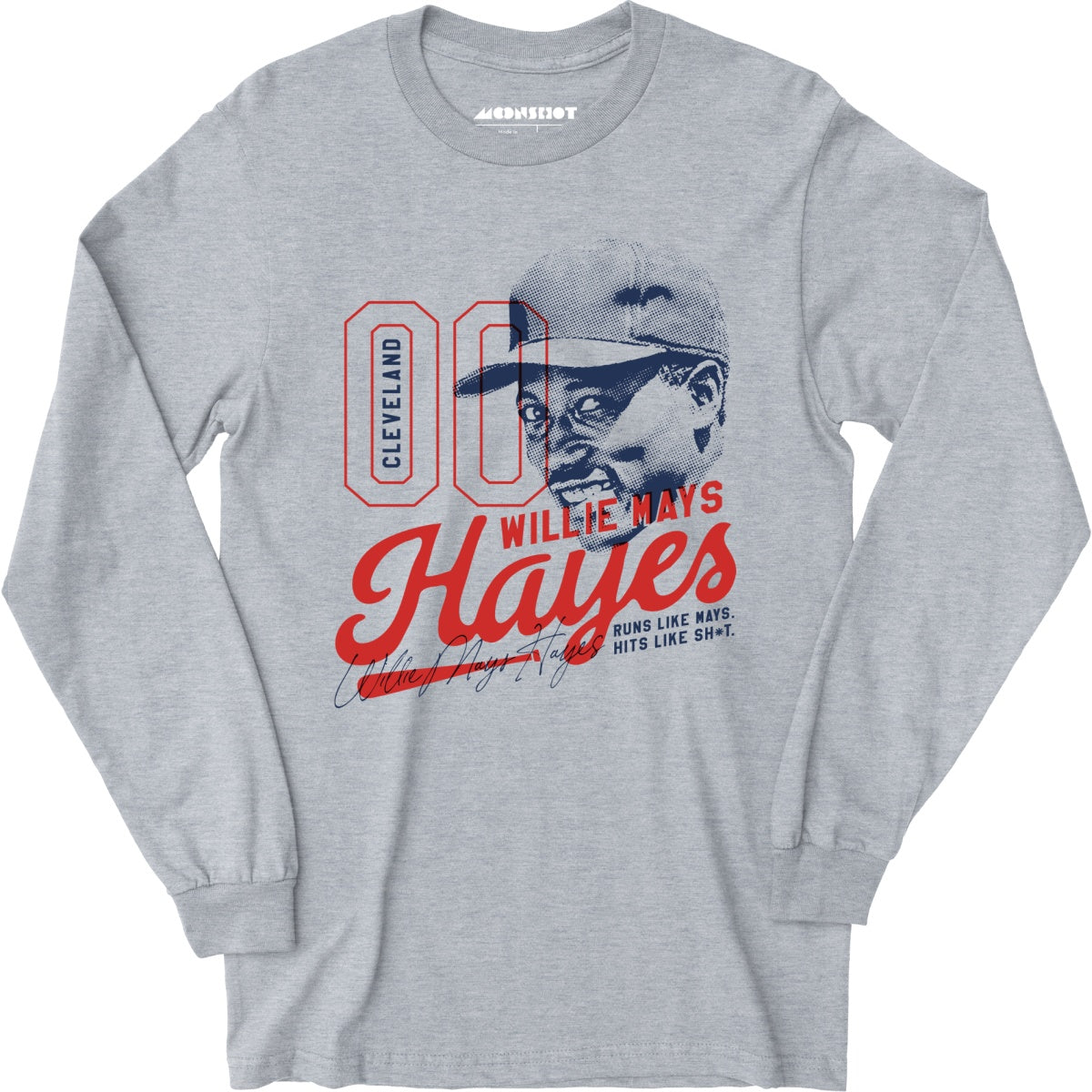 Willie Mays Hayes Tribute - Long Sleeve T-Shirt