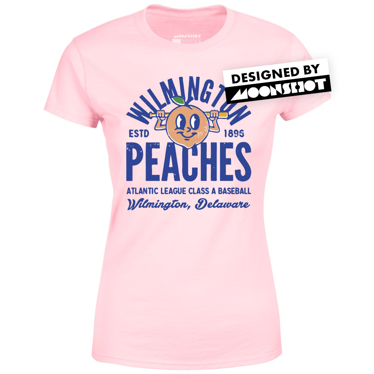 Wilmington Peaches - Delaware - Vintage Defunct Baseball Teams - Women's T-Shirt