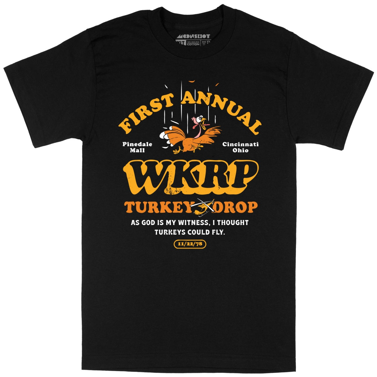 WKRP Turkey Drop - Unisex Tall T-Shirt