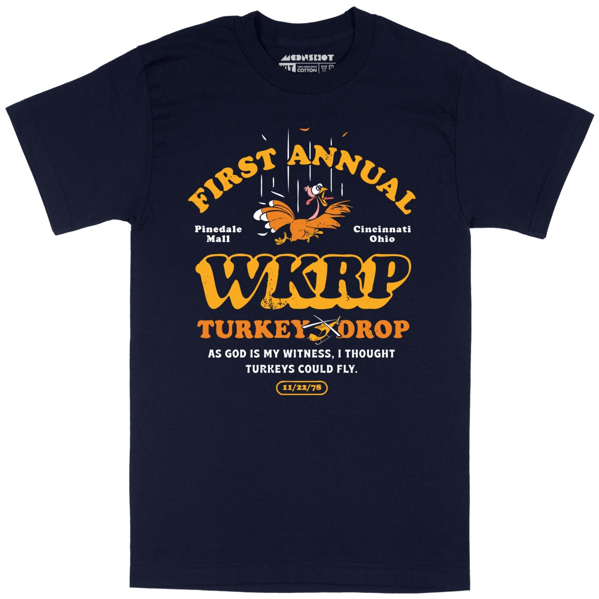 WKRP Turkey Drop - Unisex Tall T-Shirt